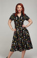 Atomic Print 50's Dress Size 18::  by Collectif