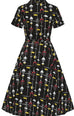 Atomic Print 50's Dress Size 18::  by Collectif