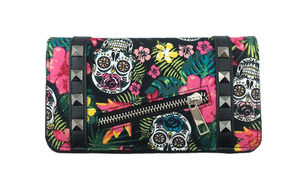 Hibiscus Skull purse Alternative
