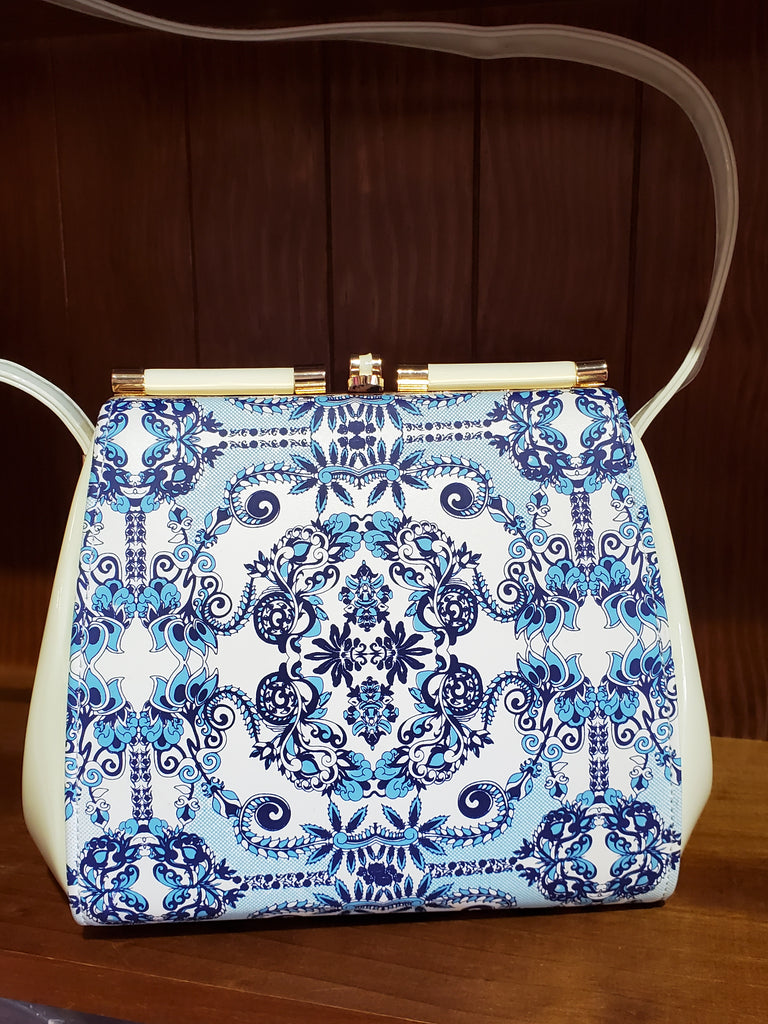 Blue or Cream Iva Bag