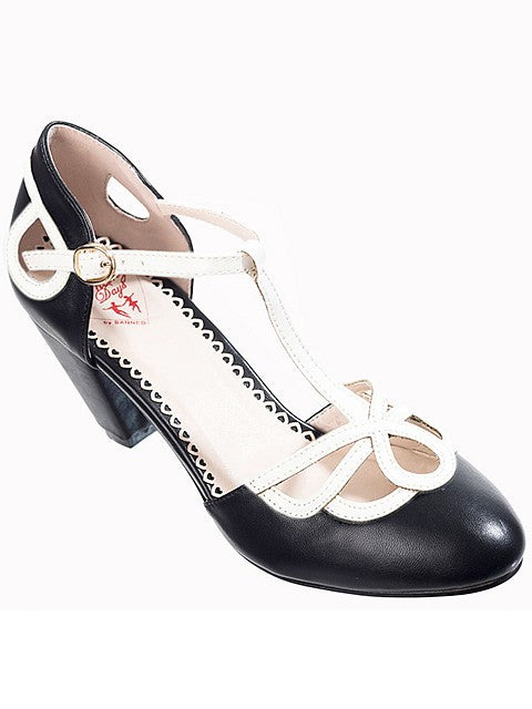 Aimee Heeled Black