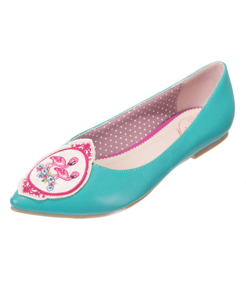 Flat Flamingo Teal