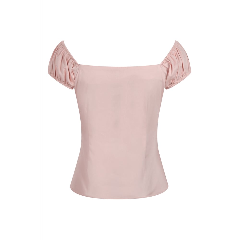 Dolores Top Apricot Pink By Collectif