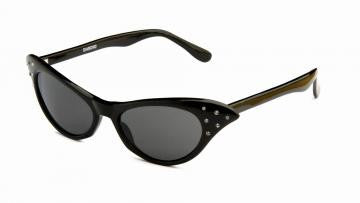 Diamond Black - Retro Sunglass
