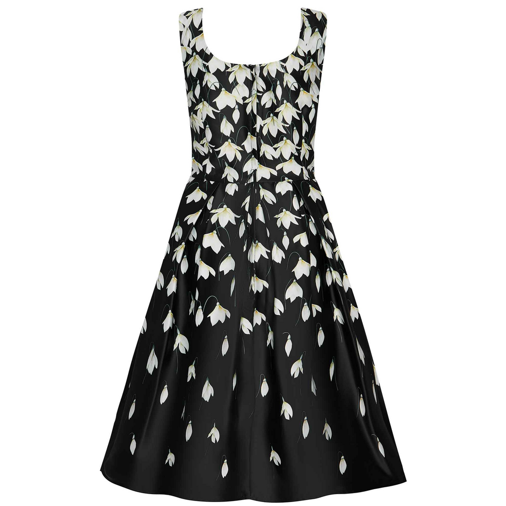 Dolly Black with Snowdrops