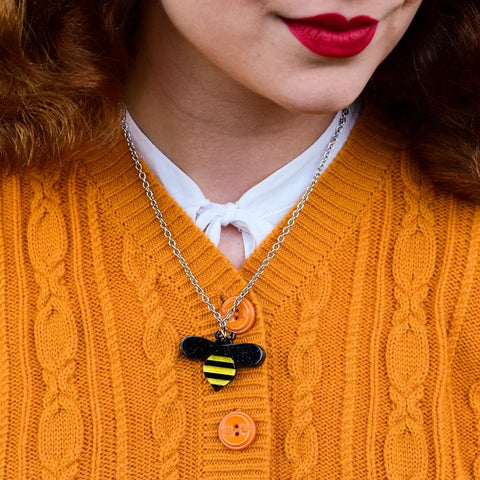 Erstwilder Babette Bee Pendant Necklace