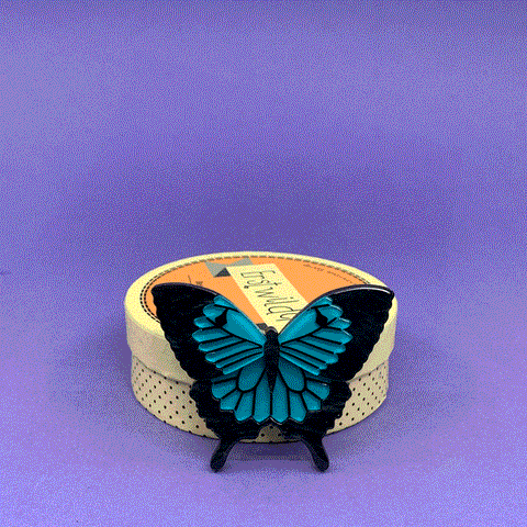 Erstwilder Blue Emperor Brooch