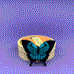 Erstwilder Blue Emperor Brooch
