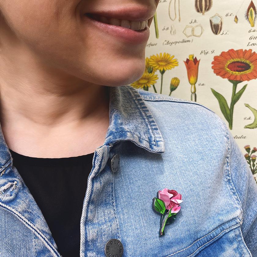 Budding Romance Mini Brooch