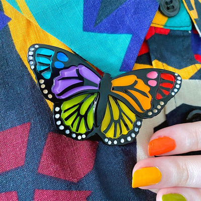 erstwilder PRINCE OF PRIDE BUTTERFLY BROOCH