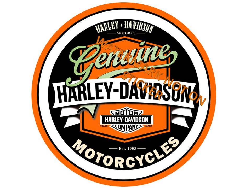 Harley Genuine Motorcycles +Sticker