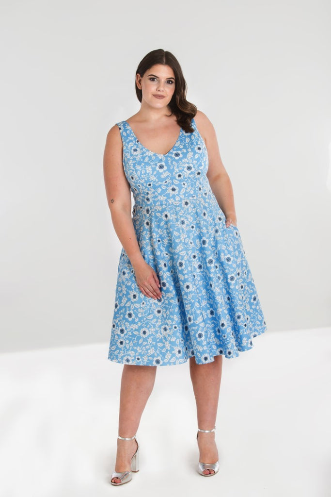 H B DAPHNE 50'S DRESS XS--4XL