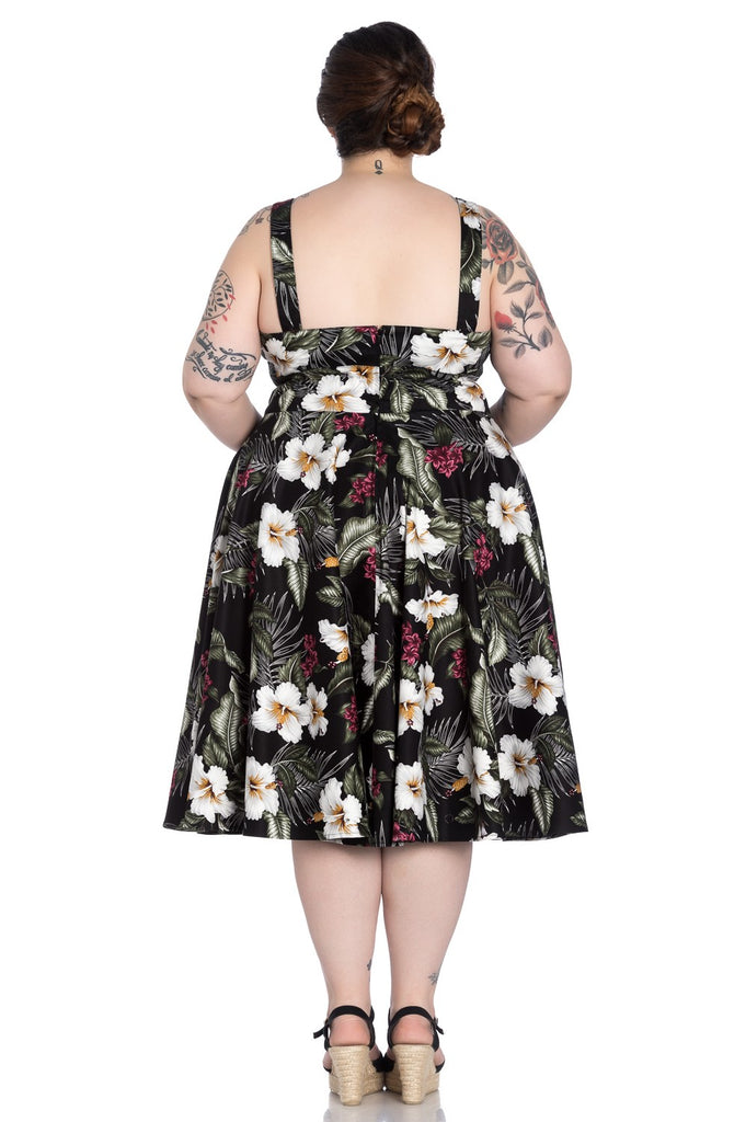 Tahiti Dress Hell Bunny Black