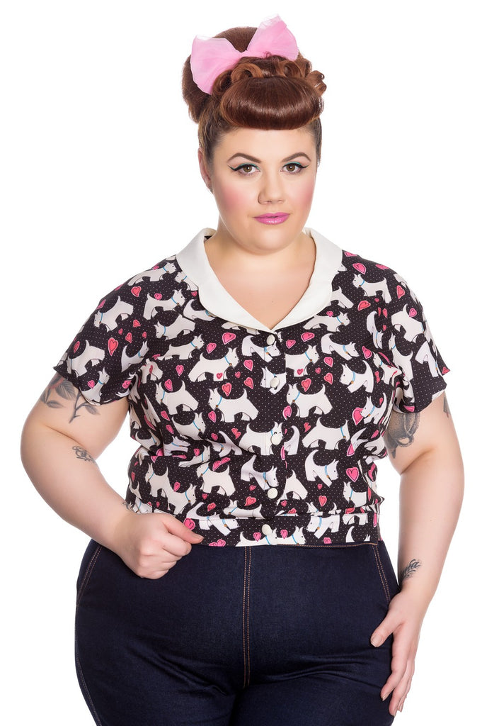 Hell Bunny Aggy Blouse