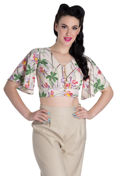 Hell Bunny Bamboo Crop Top