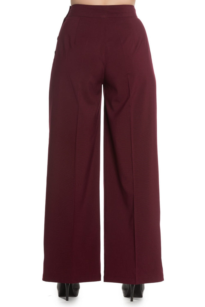 Hell Bunny Hurbertine High Waisted Trousers
