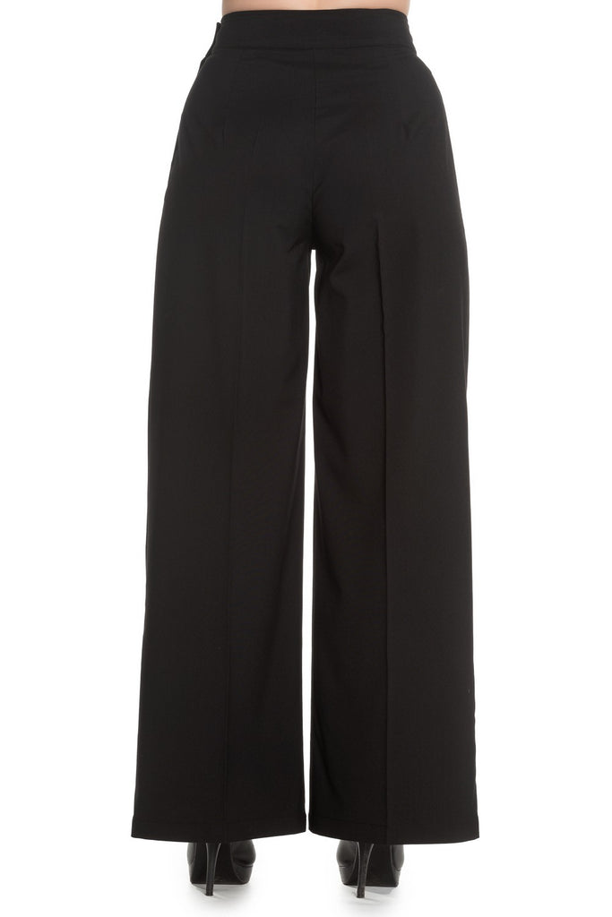 Hell Bunny Hurbertine High Waisted Trousers
