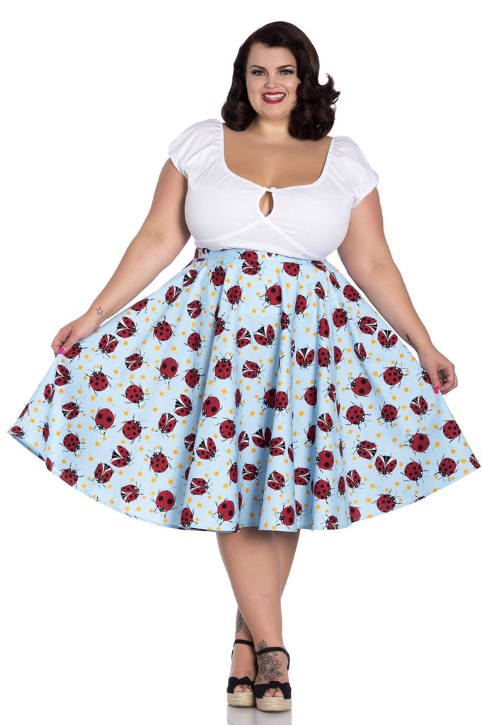 Lila Lady Bug Skirt
