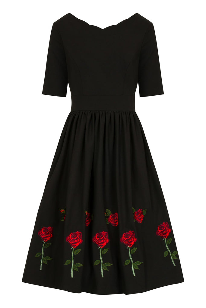 Rosa Rossa 50's dress By Hell Bunny Reg and Plus sizes