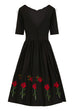 Rosa Rossa 50's dress By Hell Bunny  Reg and Plus sizes