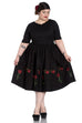 Rosa Rossa 50's dress By Hell Bunny  Reg and Plus sizes