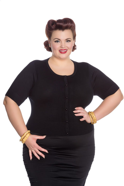 Wendi Cardi Black XS - 4XL