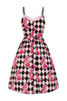 Harlequin 50's Race Dress