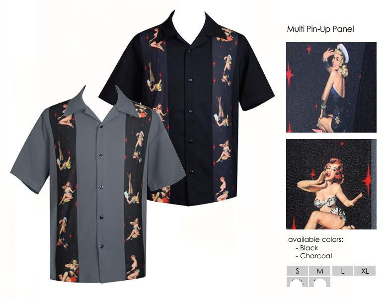 Pin Up Girl Shirt Black