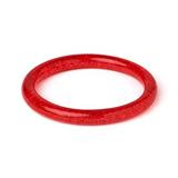 Narrow Red Glitter Bangle Regular