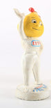 ESSO Girl Mrs Drip Cast Iron Money box FRAU TROPF Yellow