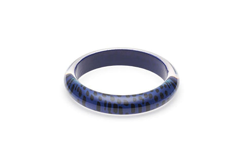 Indigo Leopard Print Bangle Duchess