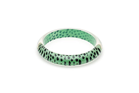 Mint Leopard Print Bangle Duchess