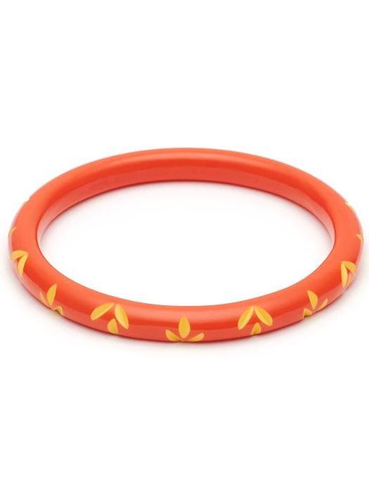 Narrow Sunset Carve Duchess Bangle