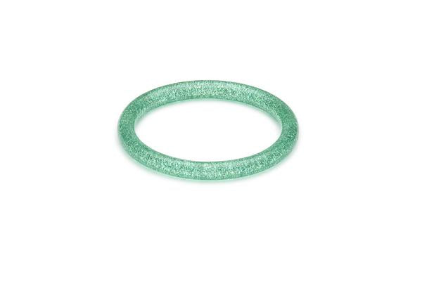 Narrow Green Lagoon  Bangle  Regular