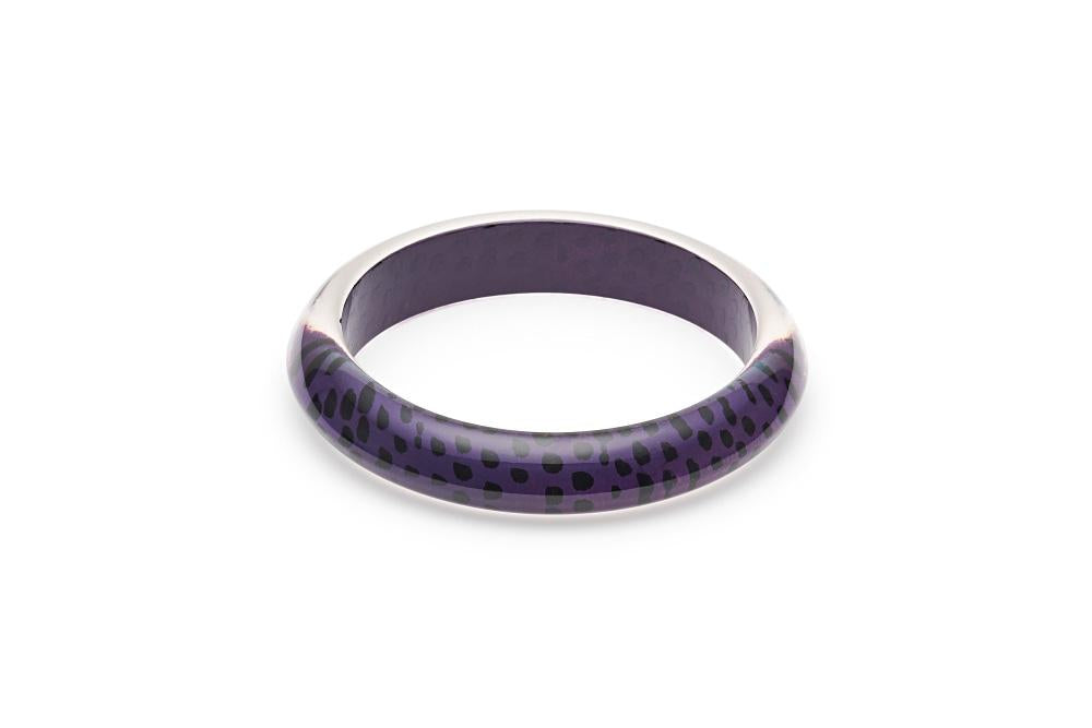 Purple Leopard Print Bangle Duchess