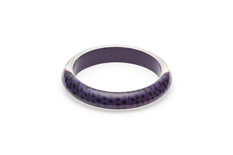 Purple Leopard Print Bangle Duchess