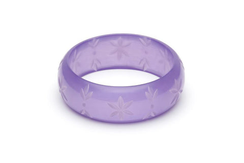 Wide Parma Violet  Fakelite Bangle Regular