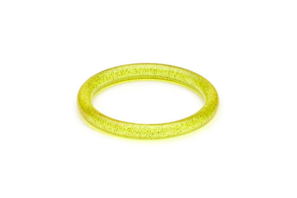 Narrow Chartreuse Fakelite Bangle
