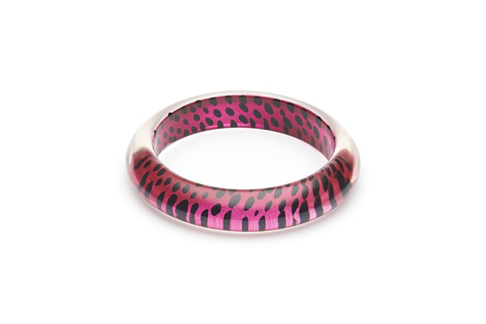 Iris Pink Leopard Print Bangle Duchess