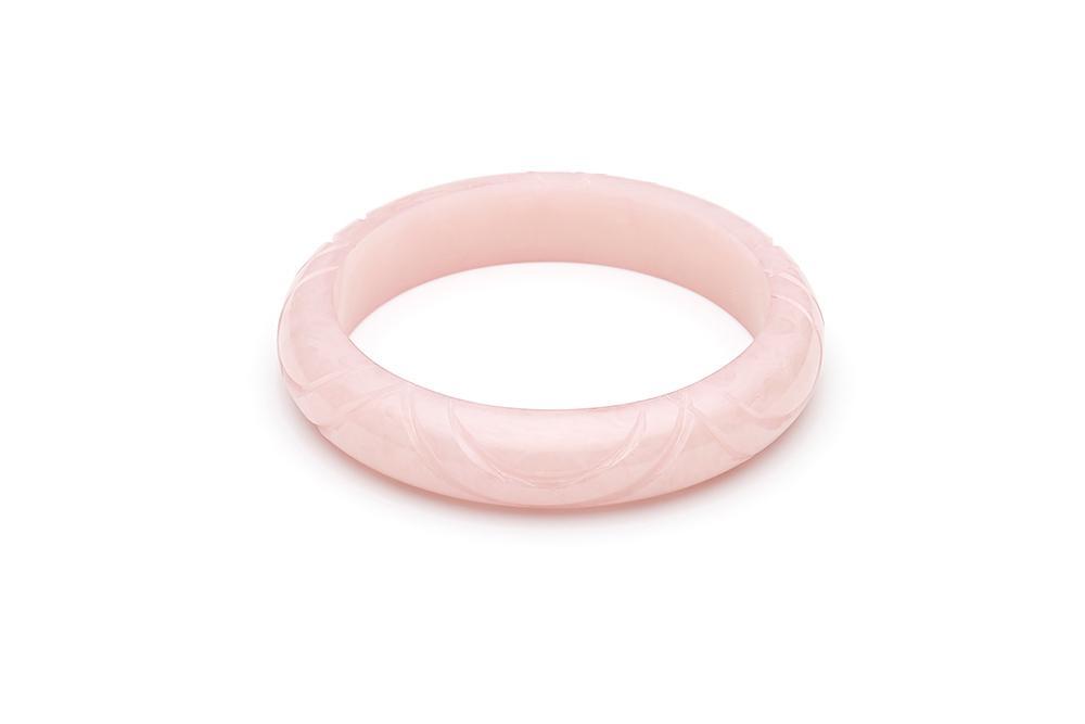 Midi Pale Peach Fakelite Bangle Duchess