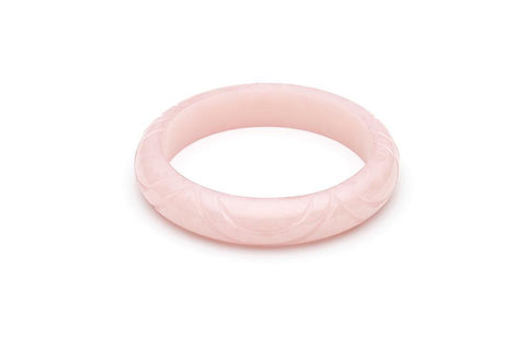 Midi Pale Peach Fakelite Bangle Duchess