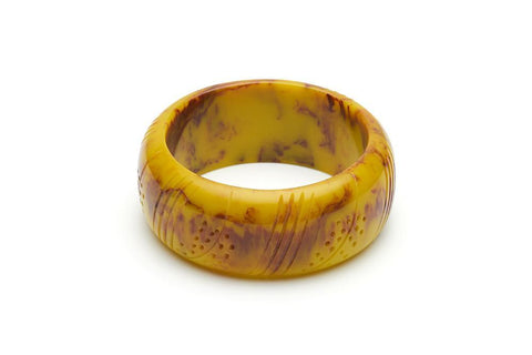 Wide Catkin Fakelite Bangle Regular