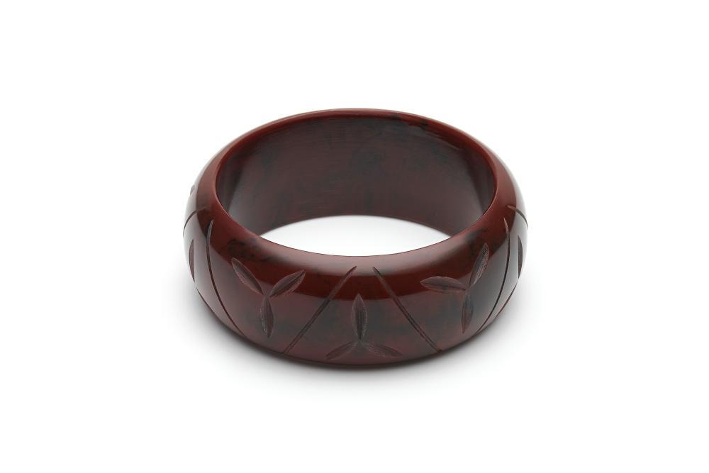 Wide Mouse Fakelite Bangle Regular
