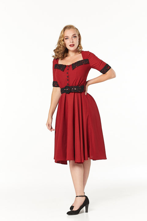 Ruby Pinup Dress