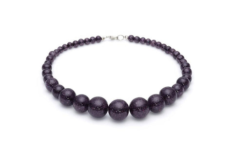 Gun Metal Glitter Beads