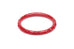 Narrow Red Heavy Carve Duchess Bangle