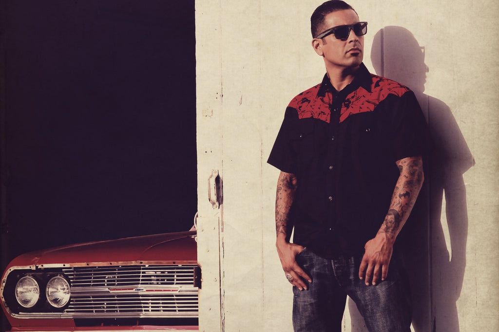 Skull & Guns Print Western