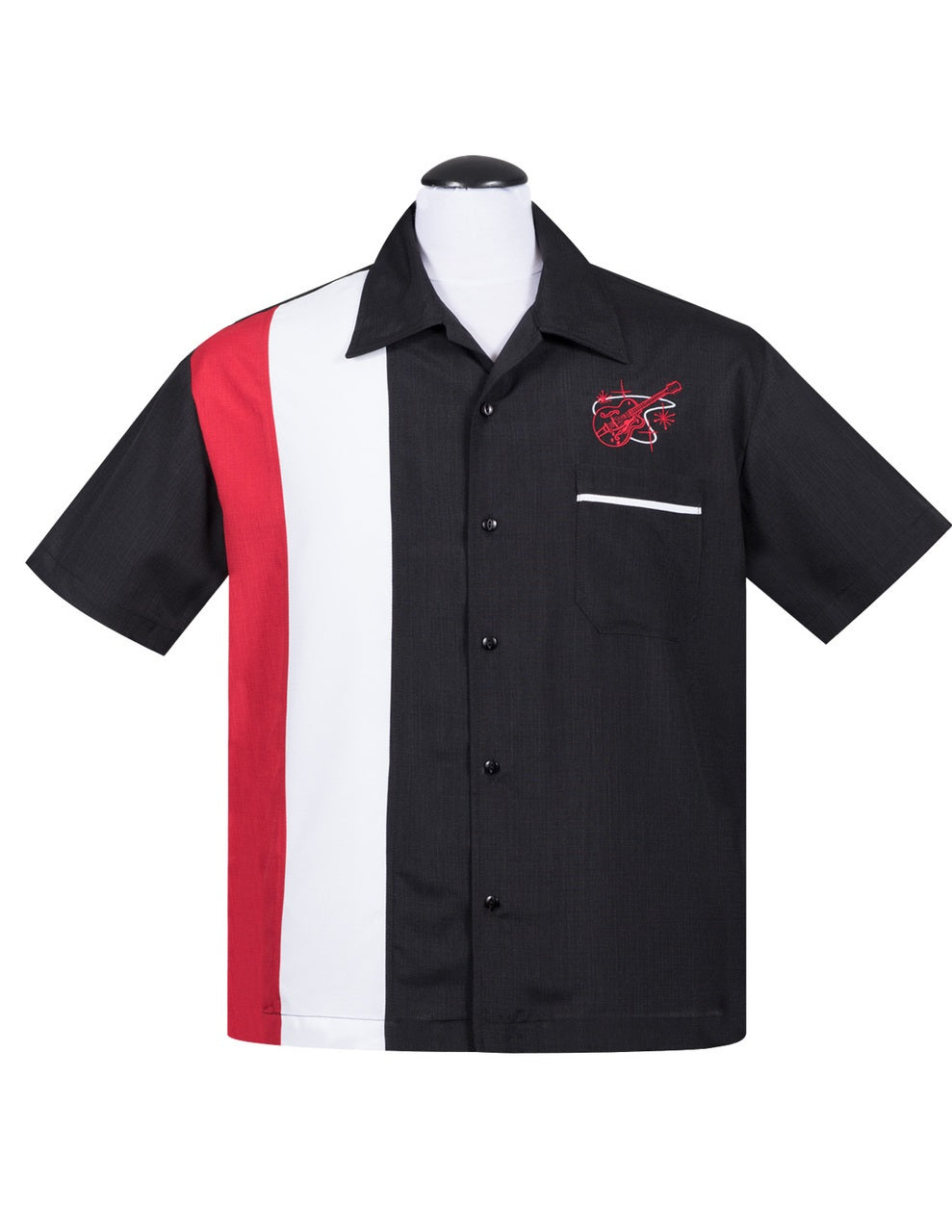 Stay Tuned Guitar  Red/ Black/ White