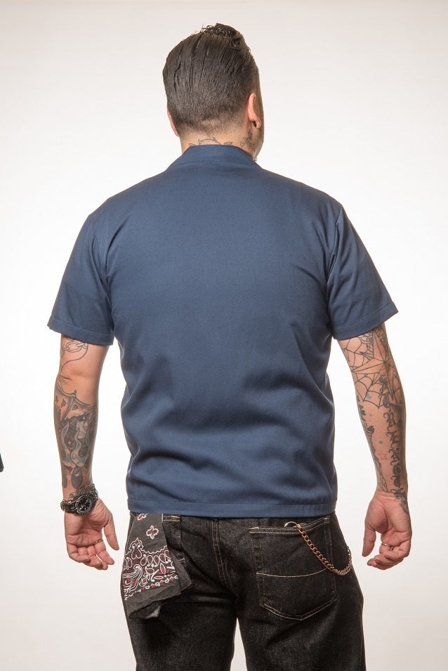 V-8 Racer Mens Button Up