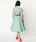 Hello Kitty x Unique Vintage Mint Gingham Hearts Print Venus Swing Dress M to 4XL